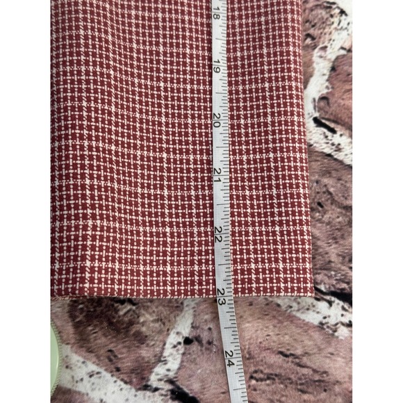 Liverpool Los Angeles Red White Gingham Blazer Womens Size M Single Button - Picture 15 of 15